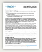Whitepaper: Using SignaCert with ITIL